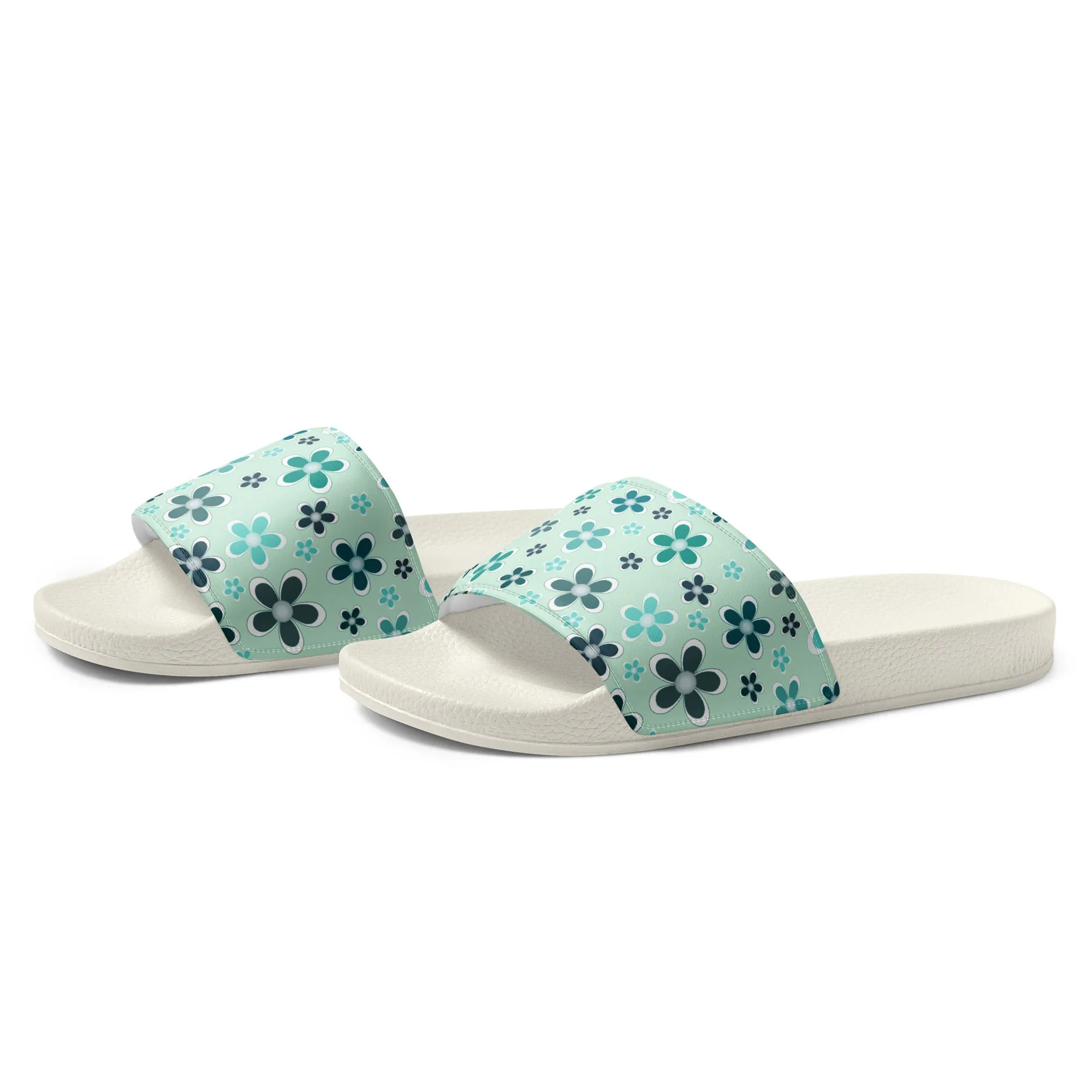 Women's slides  - Flower Pattern - print on demand