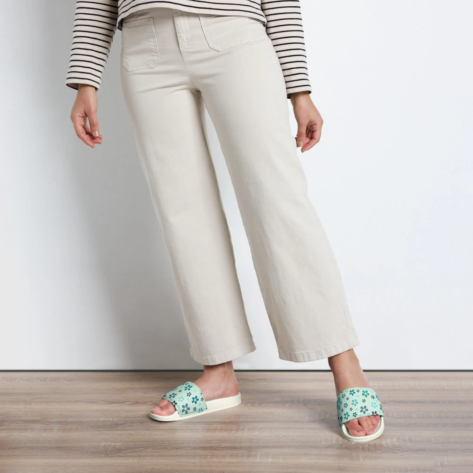 Women's slides  - Flower Pattern - print on demand
